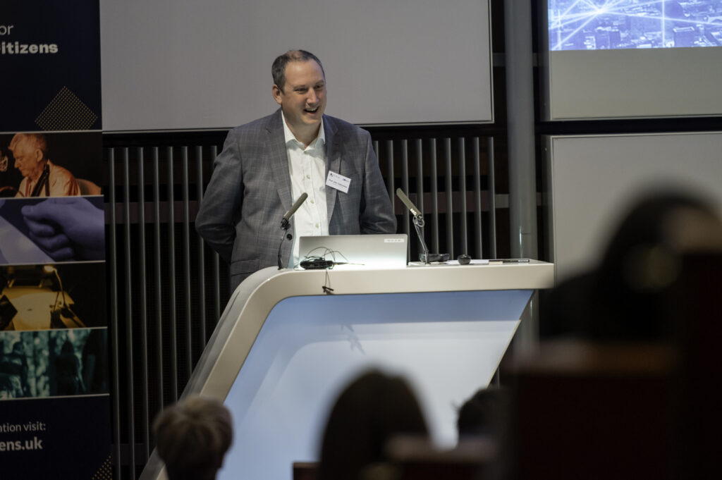 John Collomosse presenting